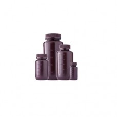 Abdos P11182A 32 mm HDPE Amber Wide Mouth Bottle